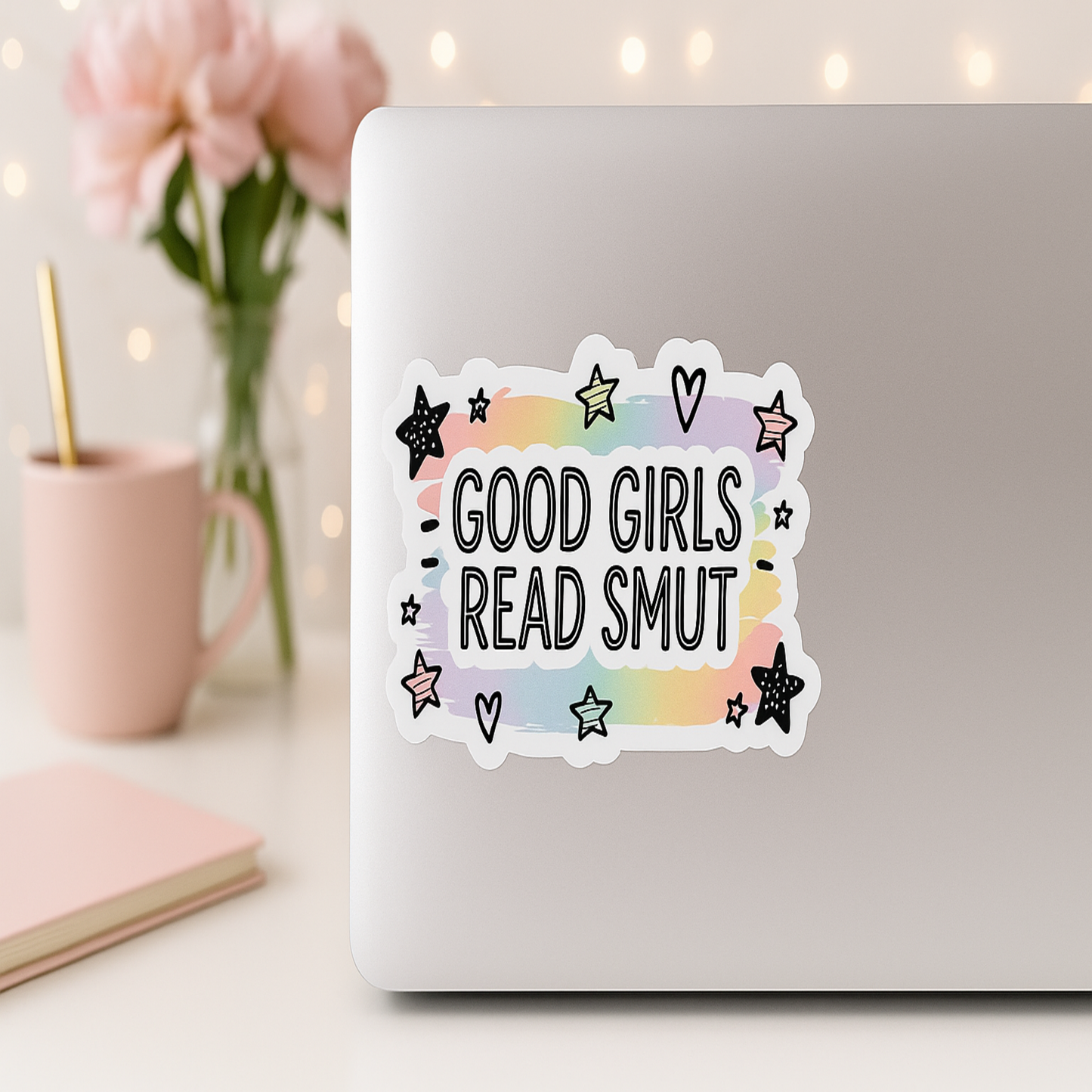 Good Girls Read Smut Die Cut Sticker