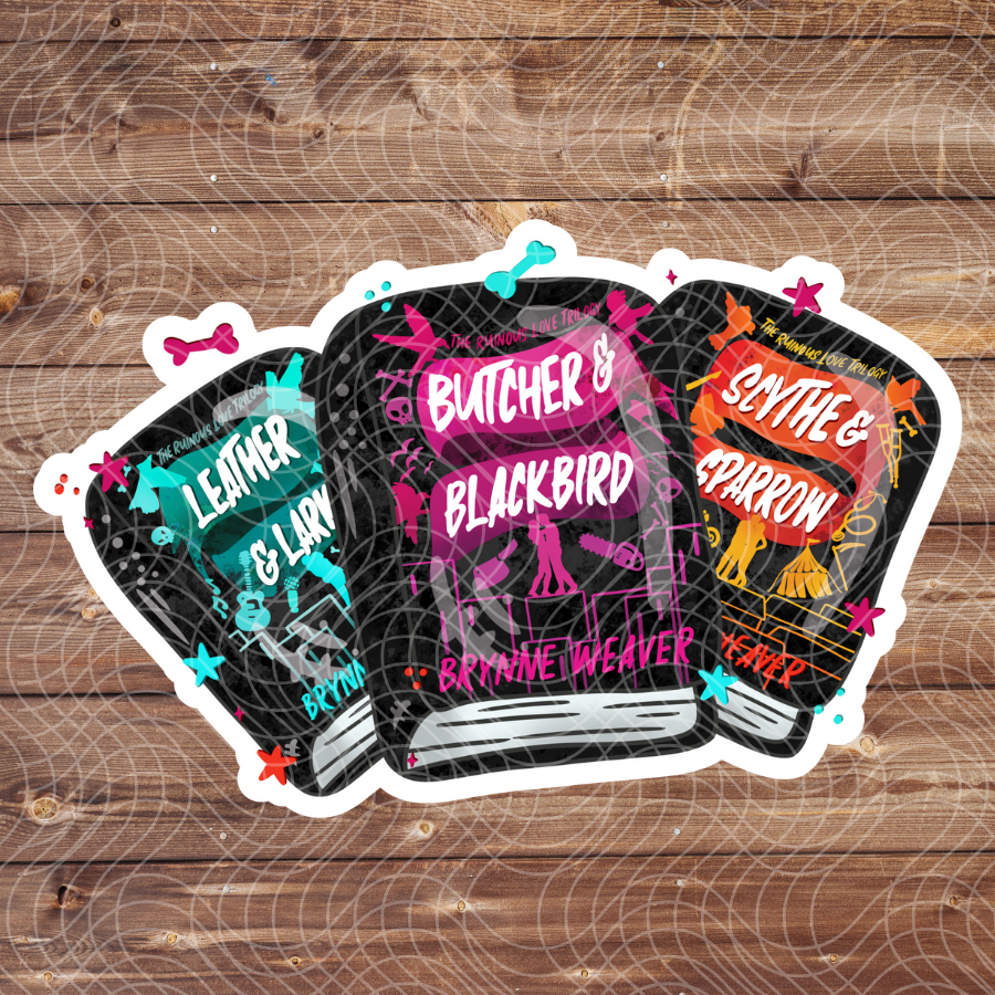 Butcher Blackbird Book Series Dark Romance Vinyl Sticker
