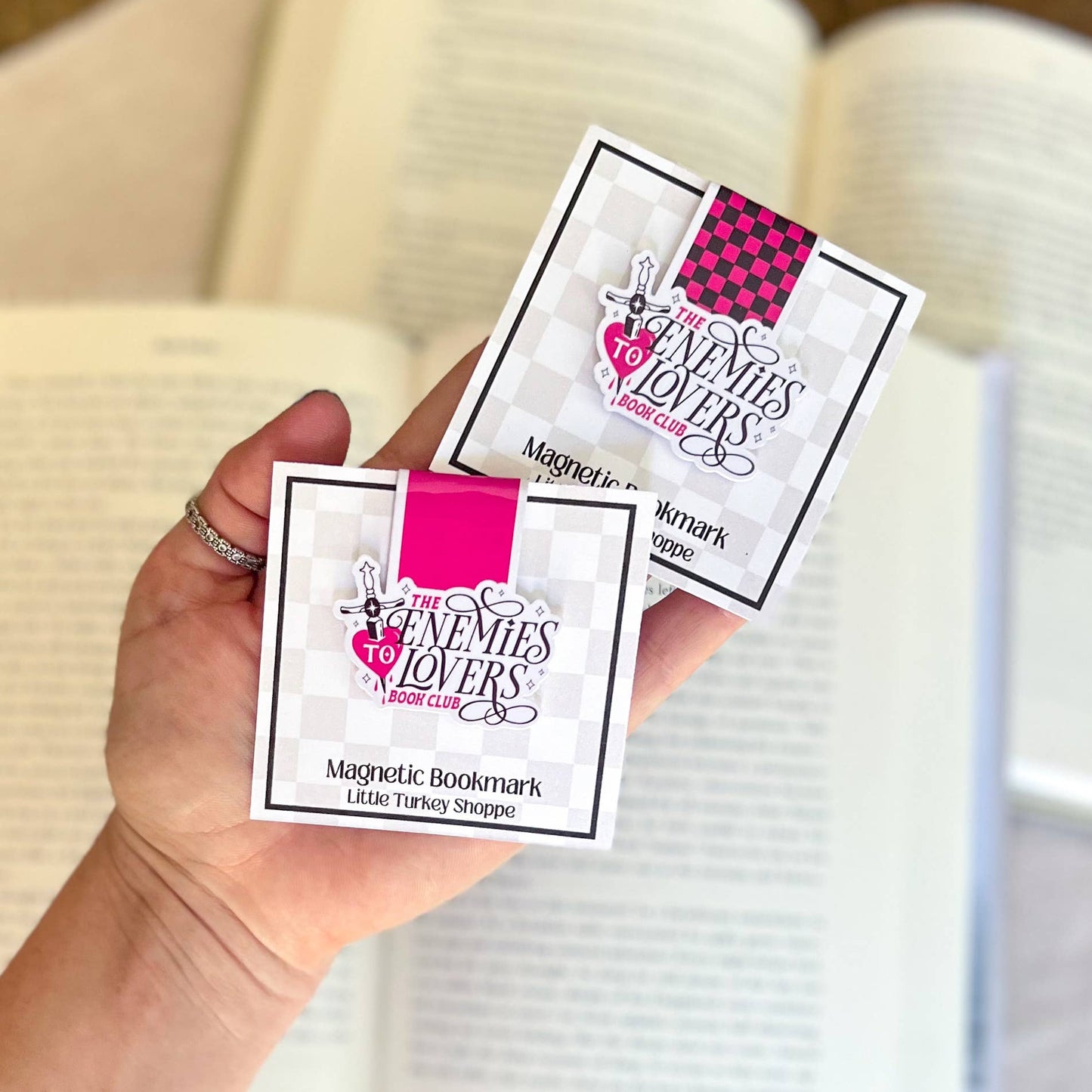 Enemies to Lovers Book Club Magnetic Bookmark
