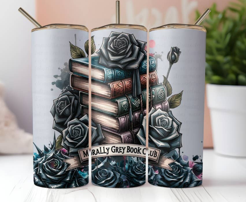 Morally Grey Book Club 20oz Tumbler