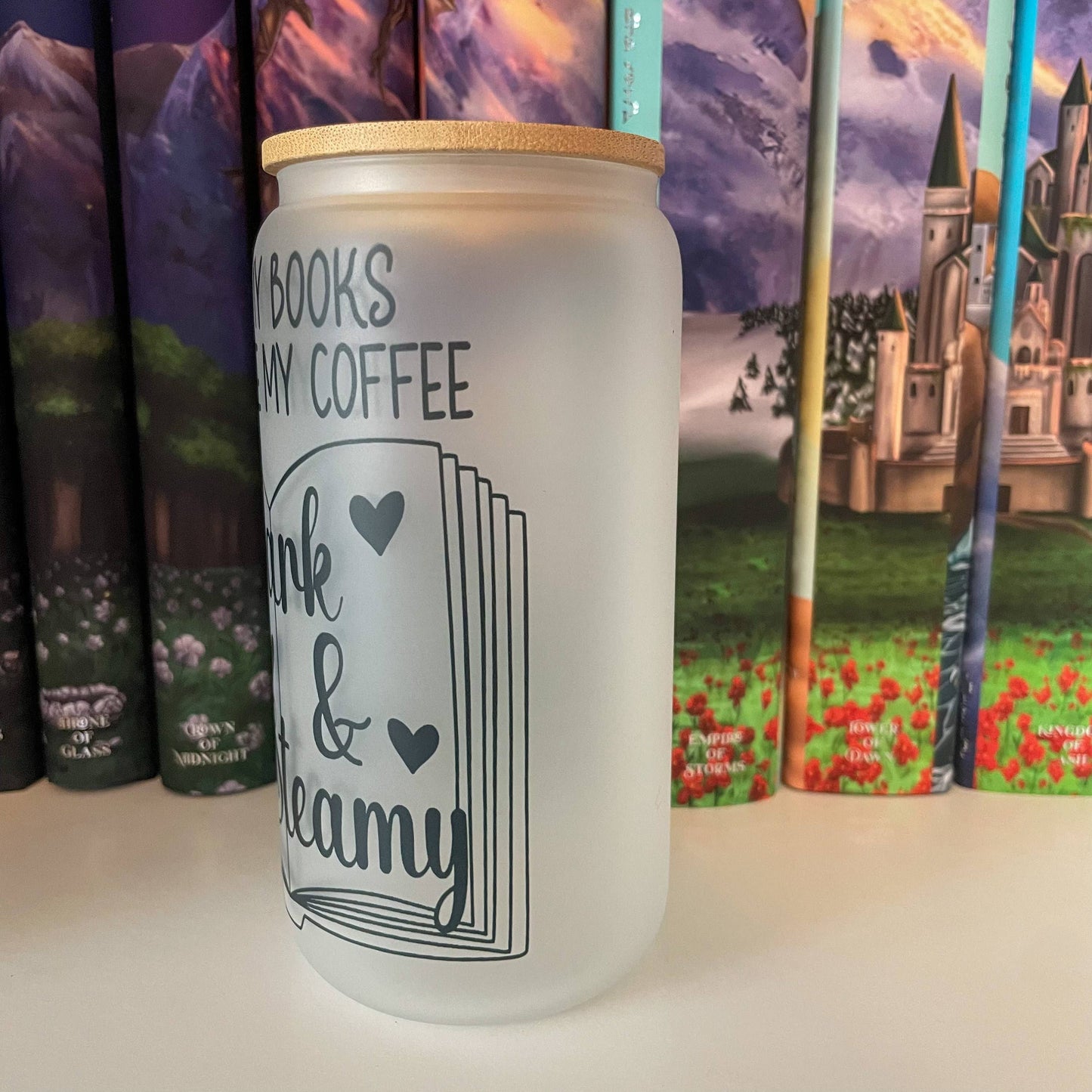Dark and Steamy | Bookish Cup | Tarot Cup | Iced Coffee