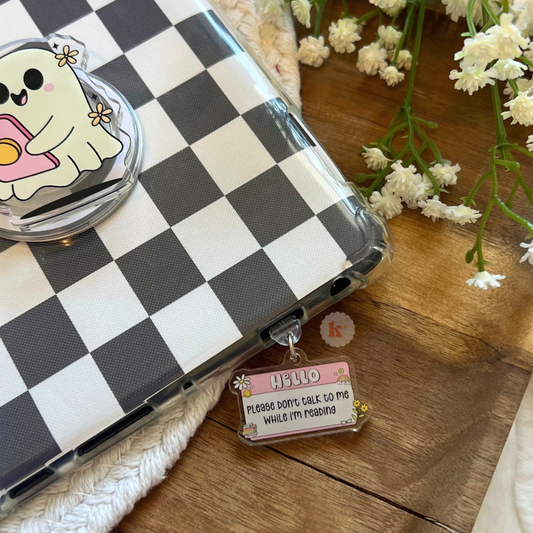 I’m reading Kindle Dust Plug Charm