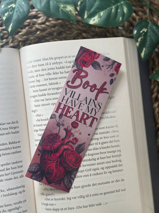 Book Villains Have My Heart Bookmark