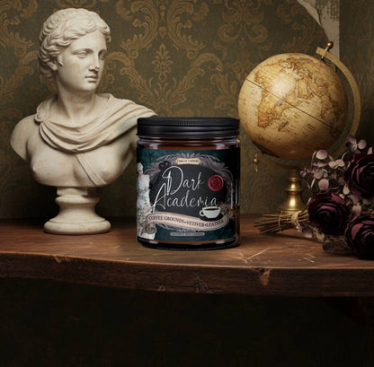 DARK ACADEMIA book lovers candle