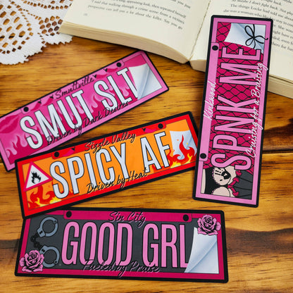 Bookmarks - Spicy License Plates