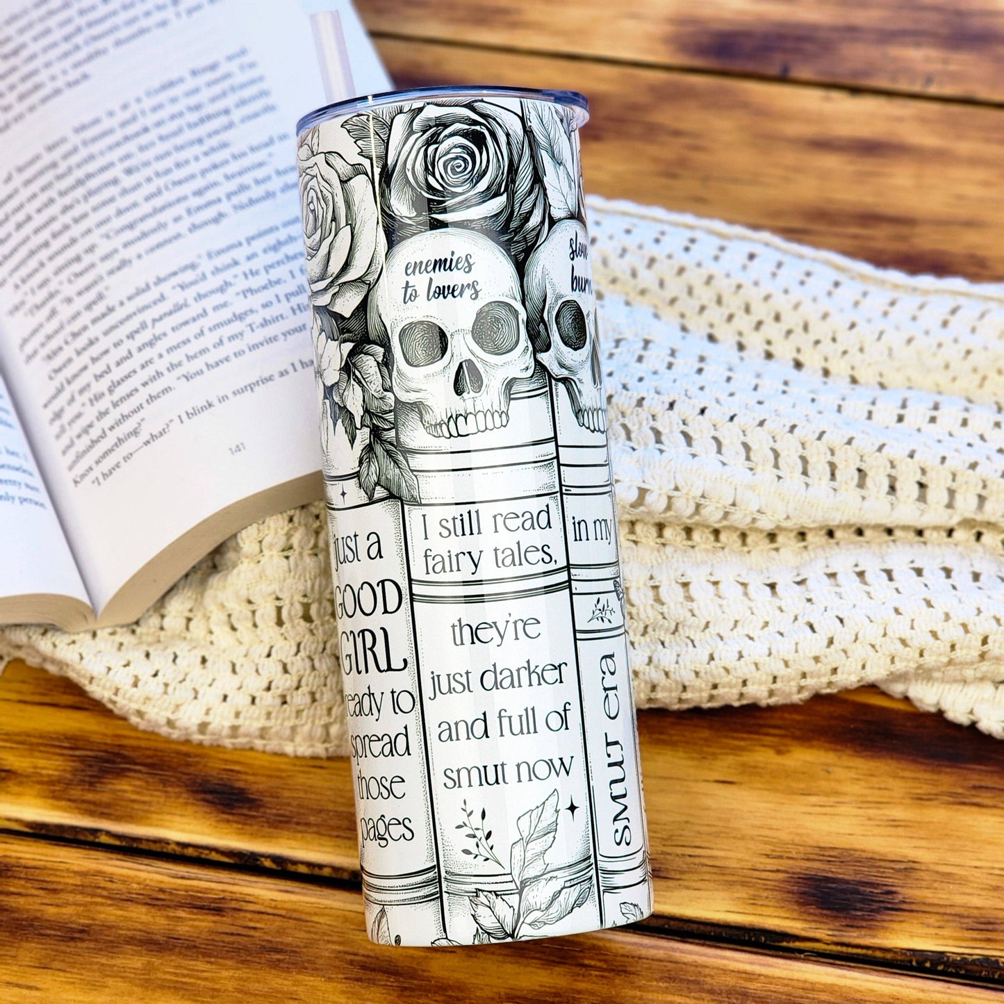 Book Spines Dark Romance Tumbler