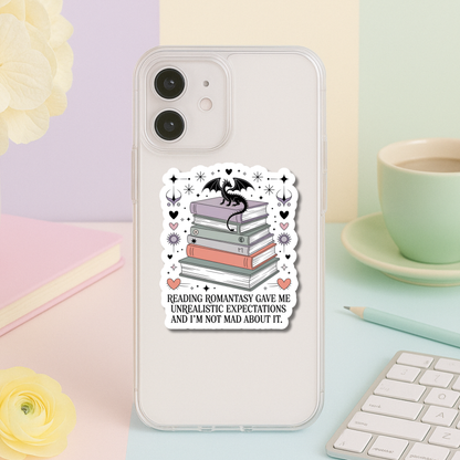 Romantasy Dragon Die Cut Sticker