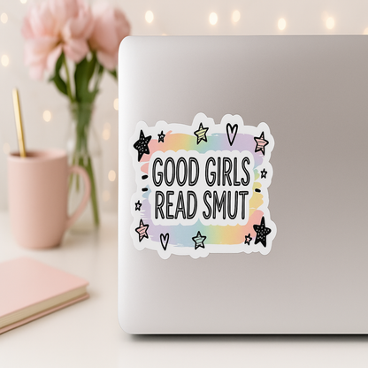 Good Girls Read Smut Die Cut Sticker