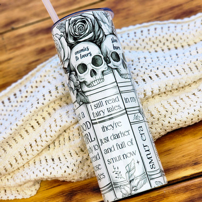 Book Spines Dark Romance Tumbler