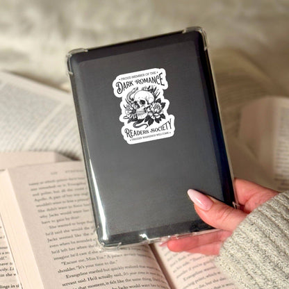 Dark Romance Readers Society Book Reader Sticker – 3" Waterproof Bookish Sticker with Holo Overlay – Reading, Books, Book Lover, Bookstore