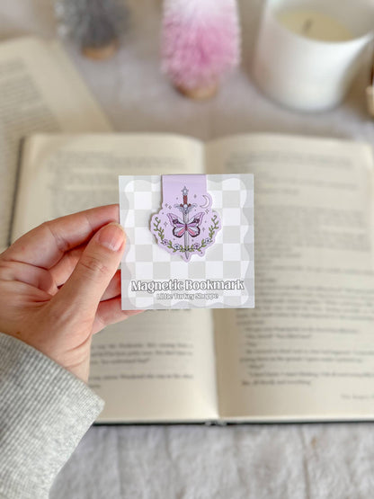 Fantasy Sword and Butterfly Magnetic Bookmark