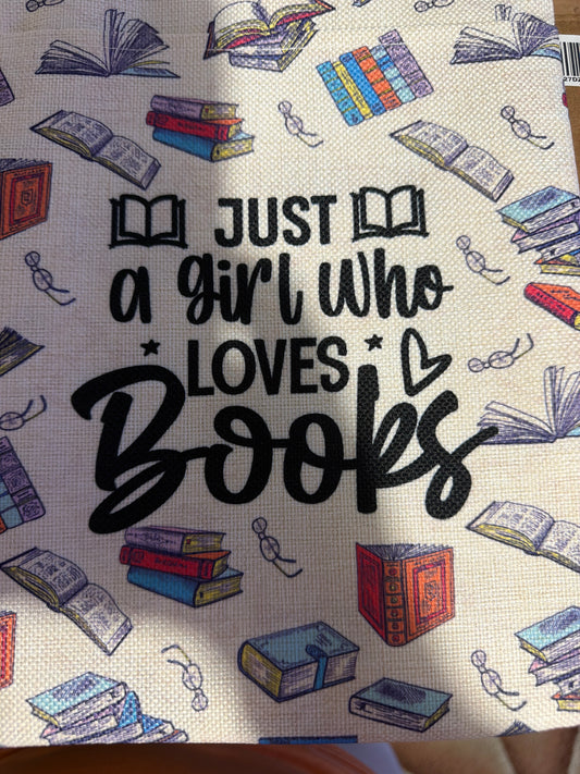 Just a Girl Who Loves Books Book Sleeve
