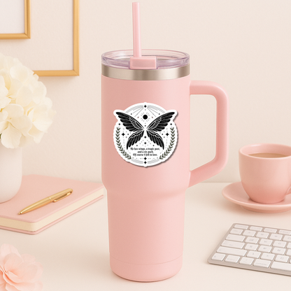 He Has Wings Romantasy Die Cut Sticker