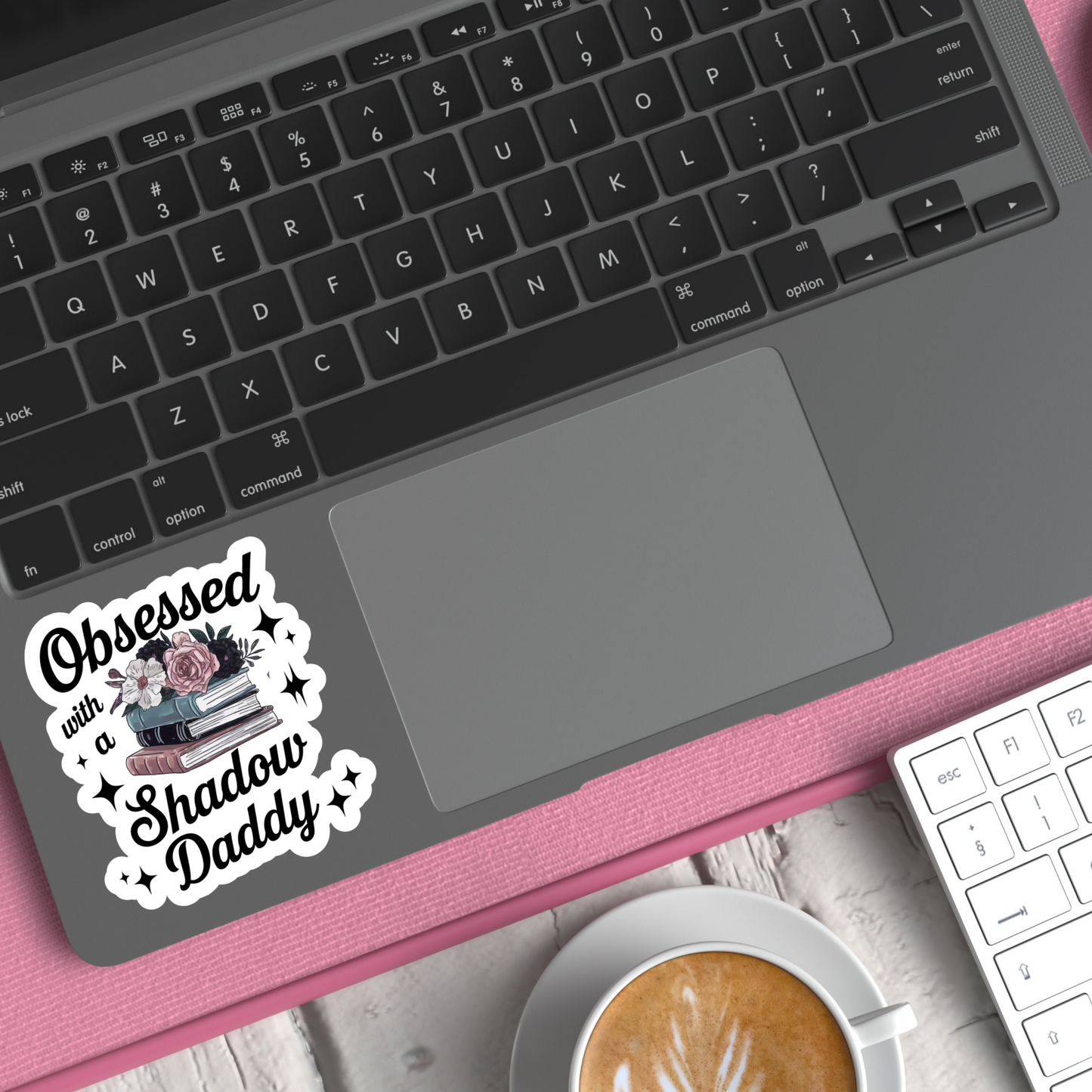 Obsessed with a Shadow Daddy Die Cut Sticker Romantasy
