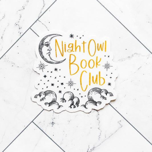 Night Owl Book Club sticker