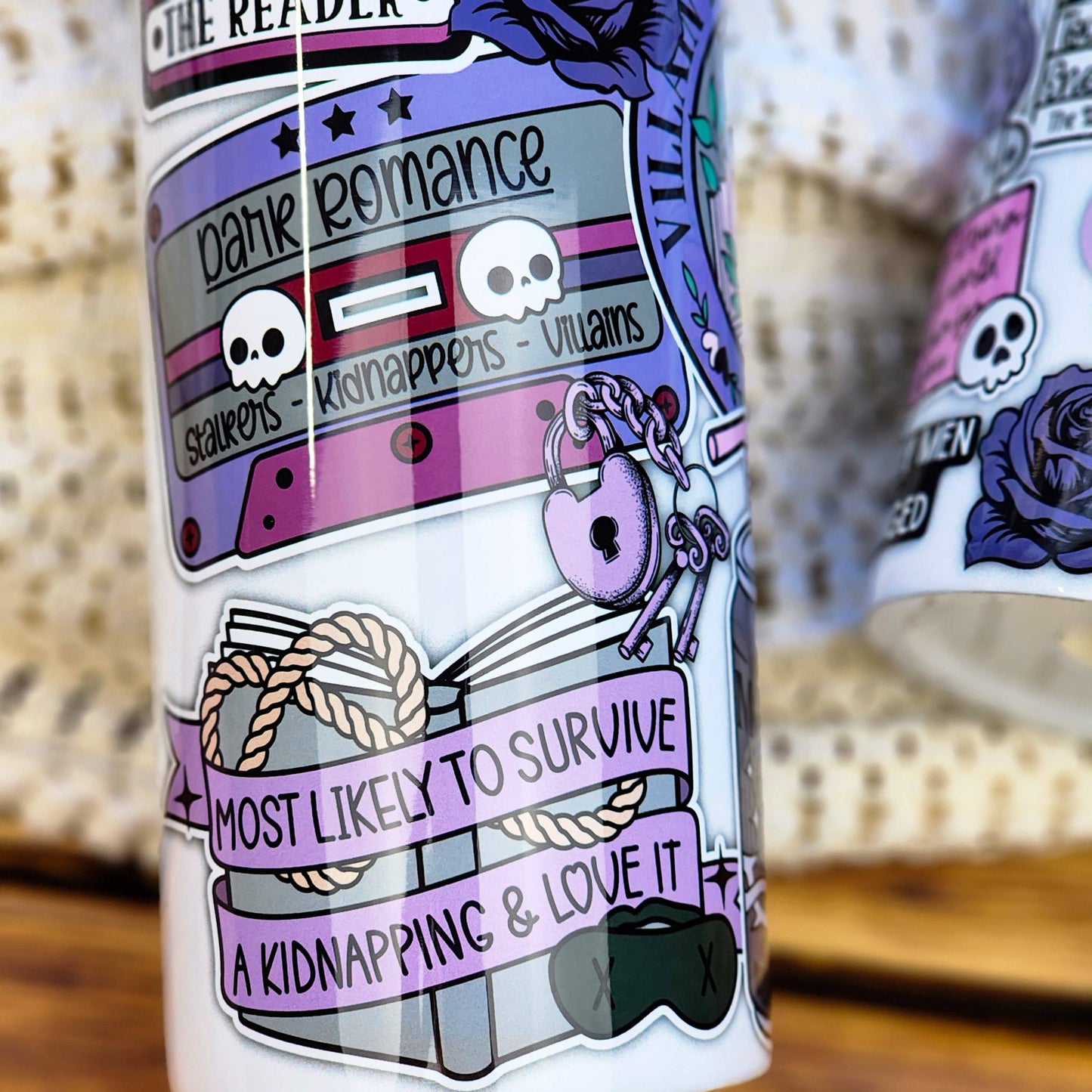 Dark Romance Collage Tumbler