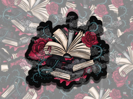 Thorned Revenge Dark Romance Bookish Sticker