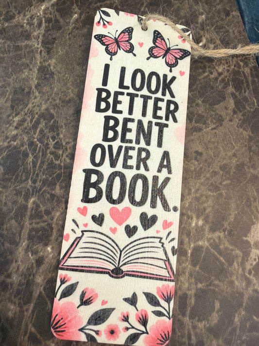 I look better bent over a book