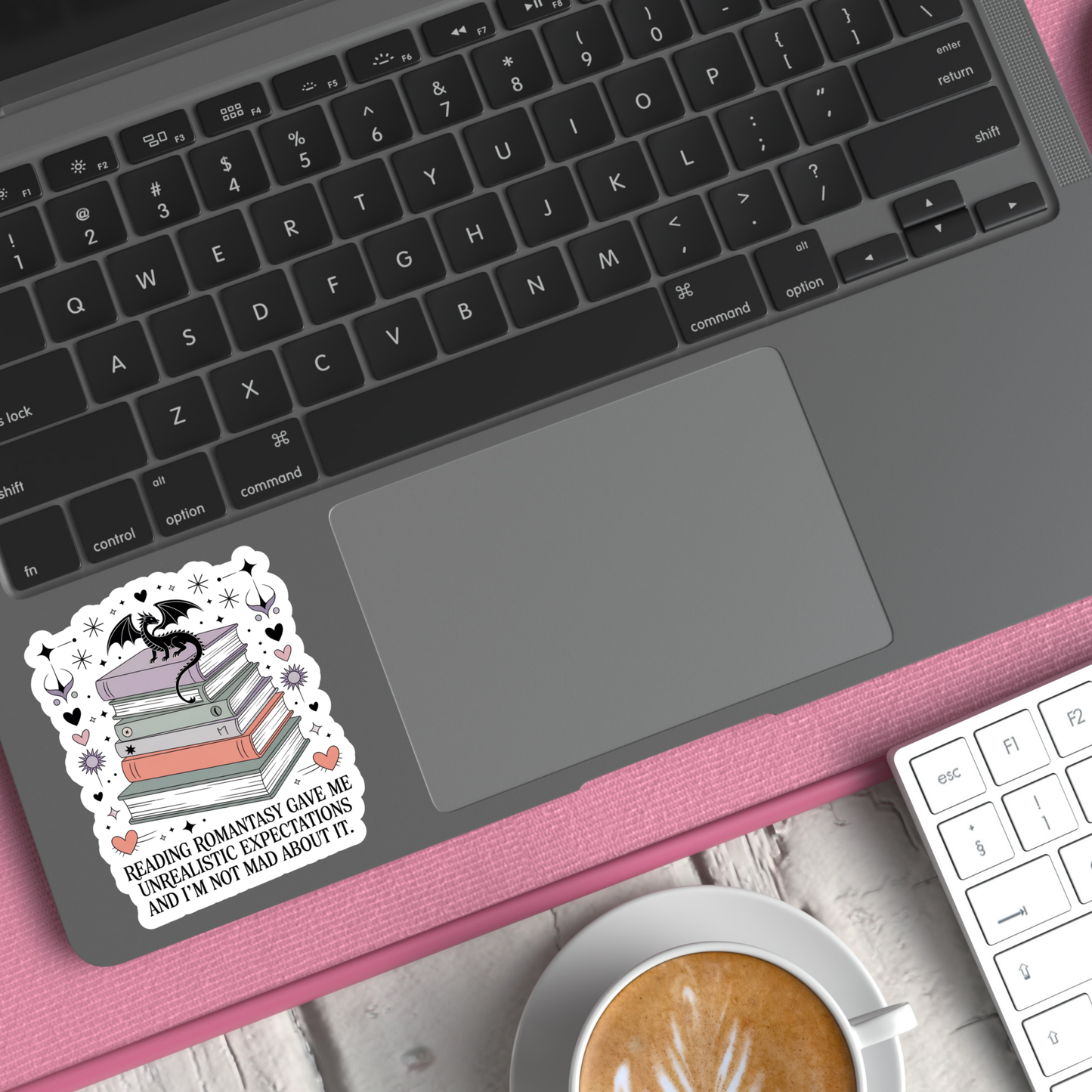 Romantasy Dragon Die Cut Sticker