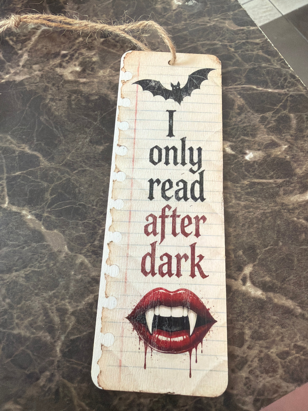 I only read after dark