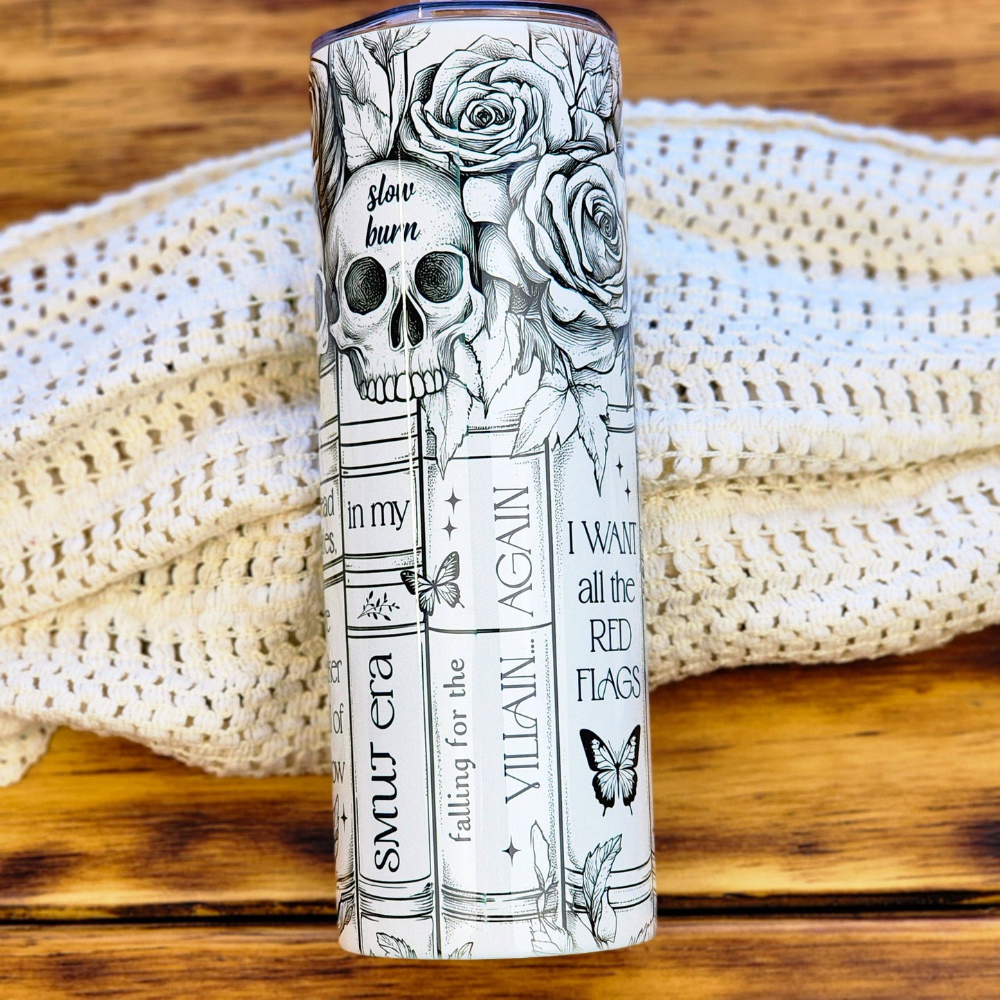 Book Spines Dark Romance Tumbler