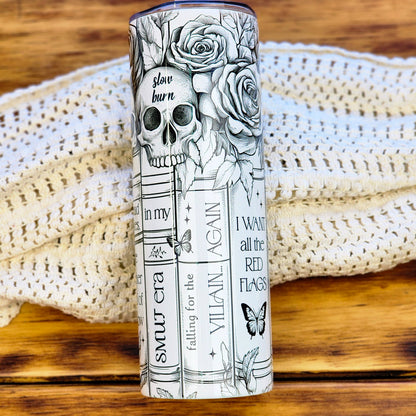 Book Spines Dark Romance Tumbler