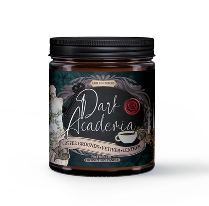 DARK ACADEMIA book lovers candle