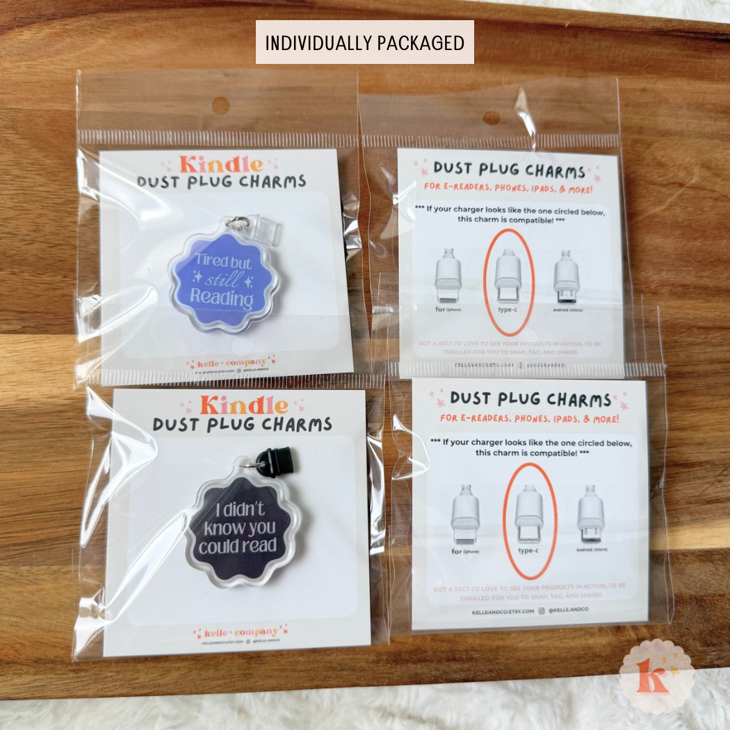 Kindle Dust Plug Charm