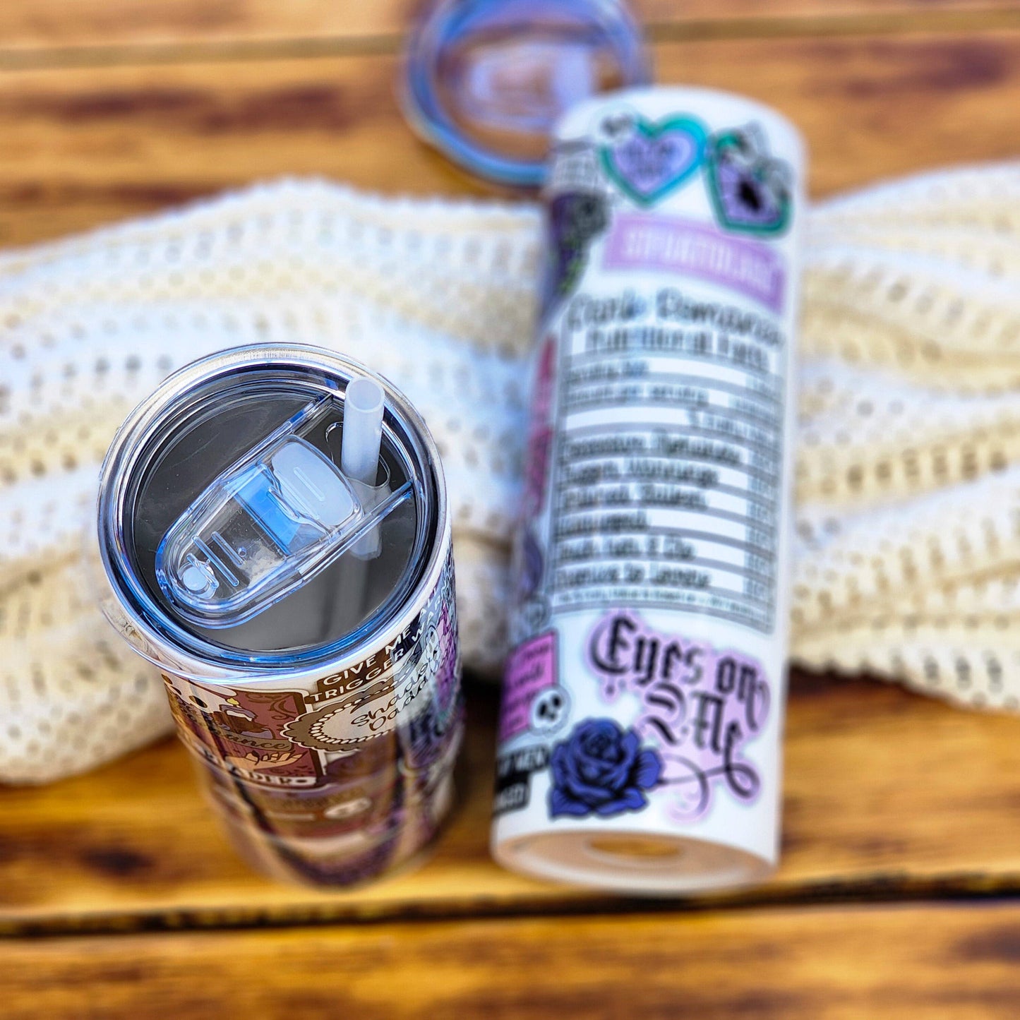 Dark Romance Collage Tumbler