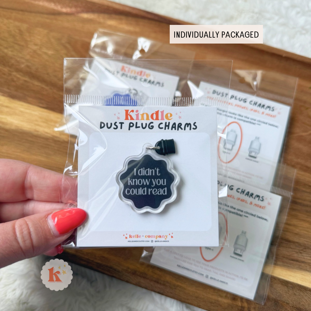 Kindle Dust Plug Charm
