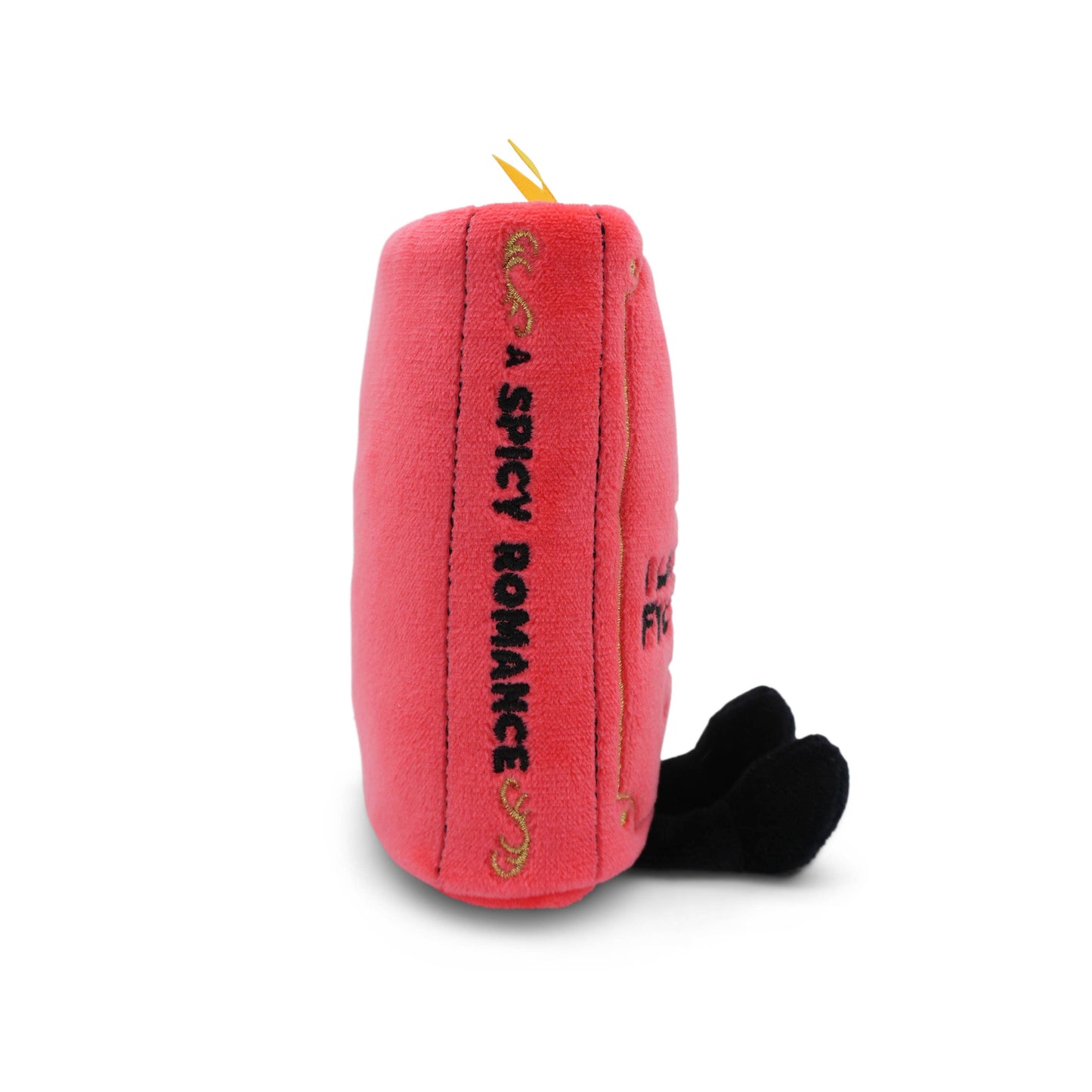 "I Like My Men Fictional" Book Plush Bag Charm