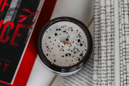 Silent Nights, Dark Delights Soy Candle | Dark Romance Gift for Book Lovers