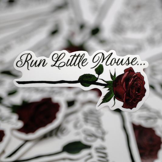 Run Little Mouse Sticker