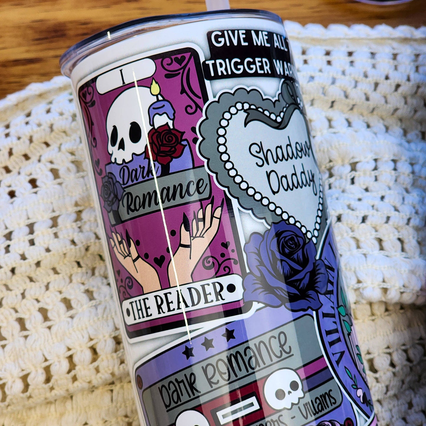 Dark Romance Collage Tumbler