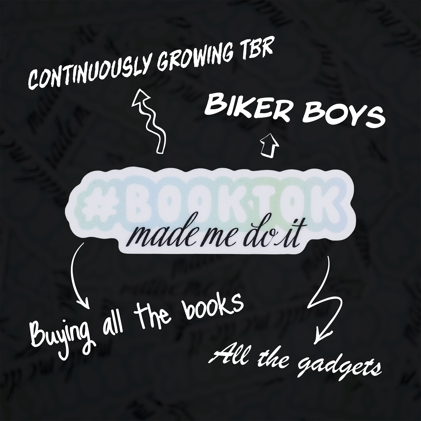 #Booktok made me do it Sticker