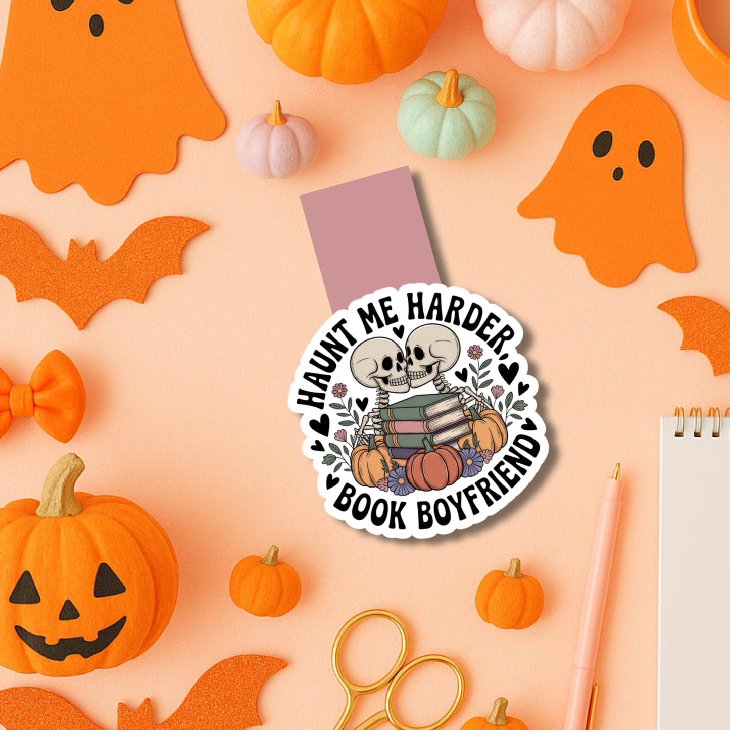 Haunt Me Harder Book Boyfriend Magnetic Bookmark