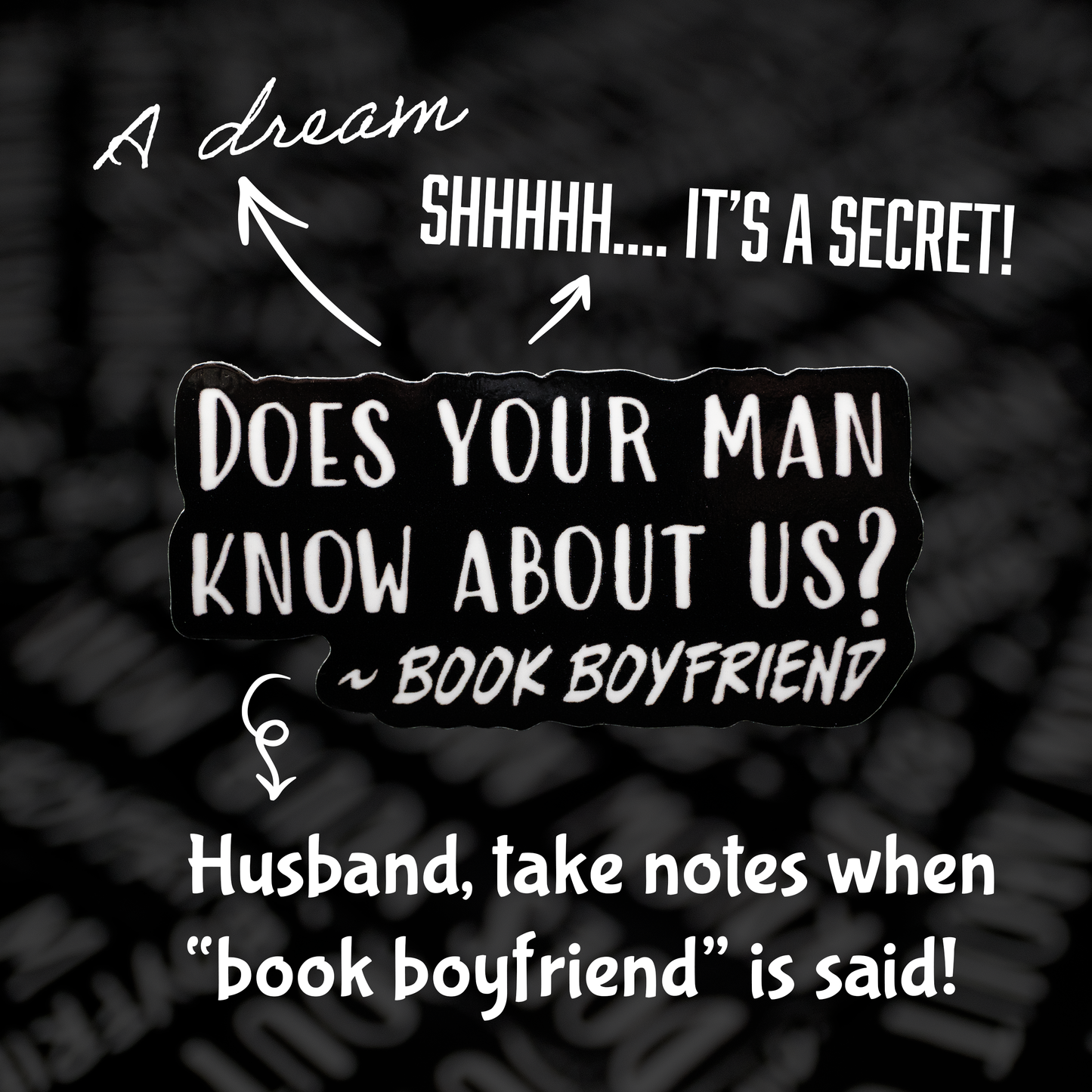 Book Boyfriend Sticker