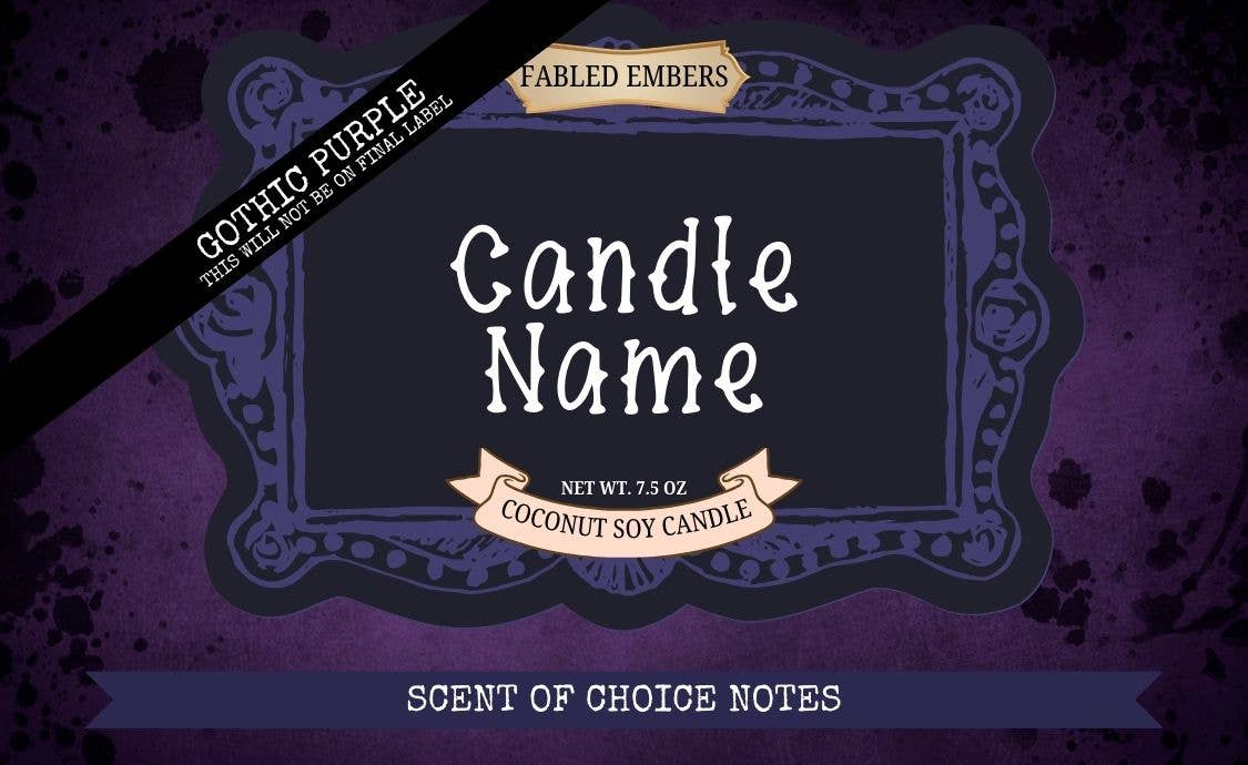 The Velvet Rose Bookshop Candle