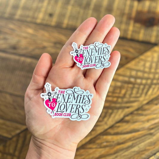 Enemies to Lovers Book Club Vinyl Sticker