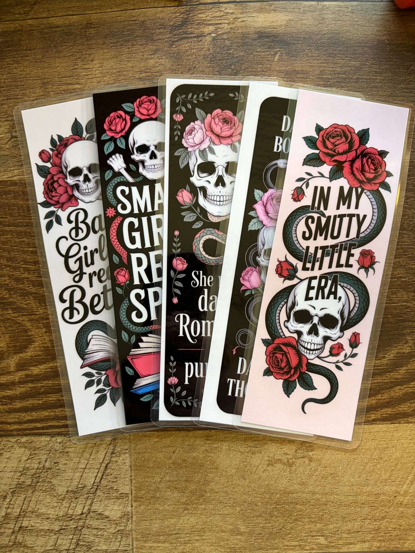 She Read Dark Romance on Purpose - Handmade Bookmark