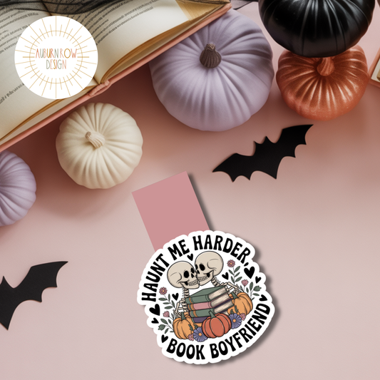 Haunt Me Harder Book Boyfriend Magnetic Bookmark