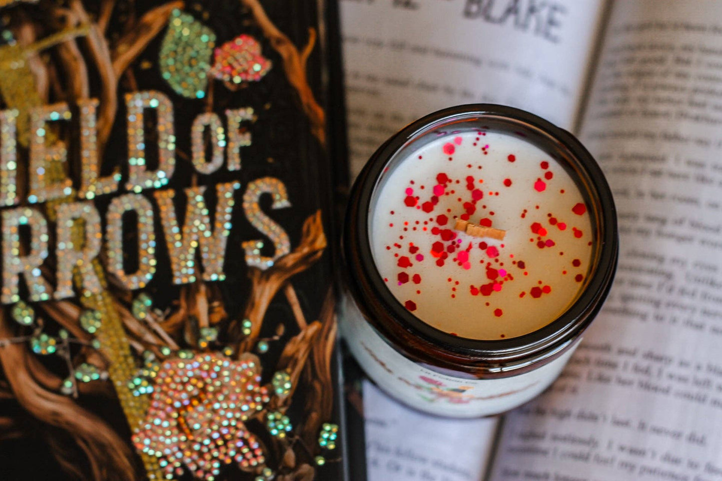 Dibs On The Villain | Book Themed Candle