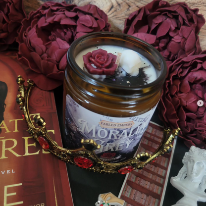 MORALLY GREY Book Lovers 9oz Candle