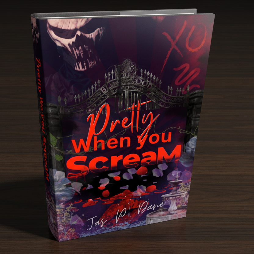 Pretty When You Scream (signed, extended edition) - masked man stalker dark romance erotic horror