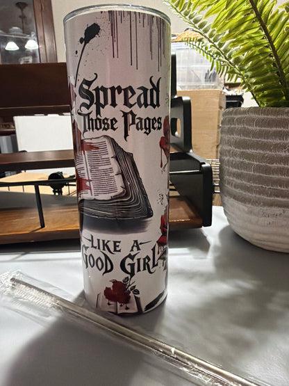 Spread Those Pages Tumblers