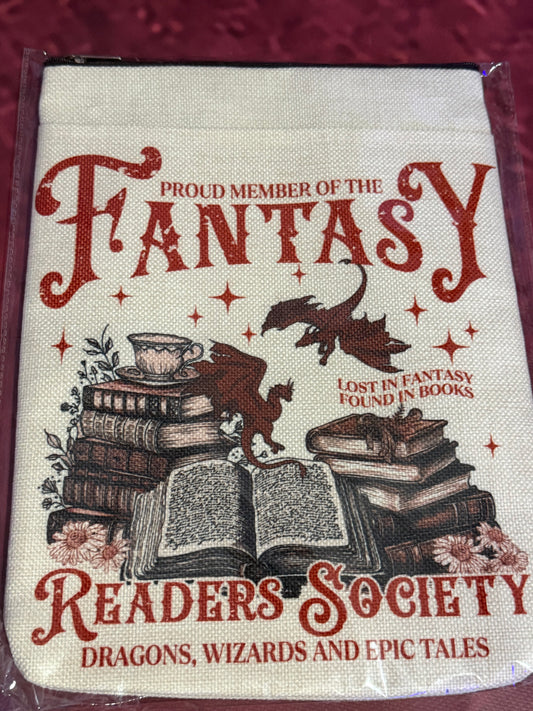 Fantasy Novel Dragon Book Sleeve