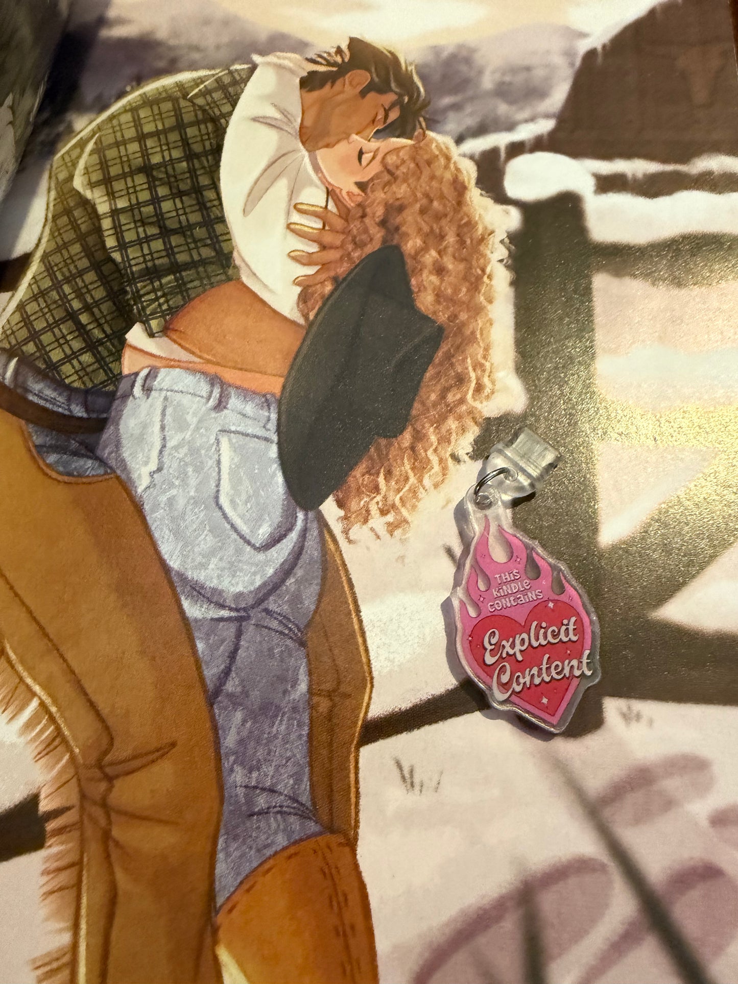 Spicy Bookish Acrylic Charms