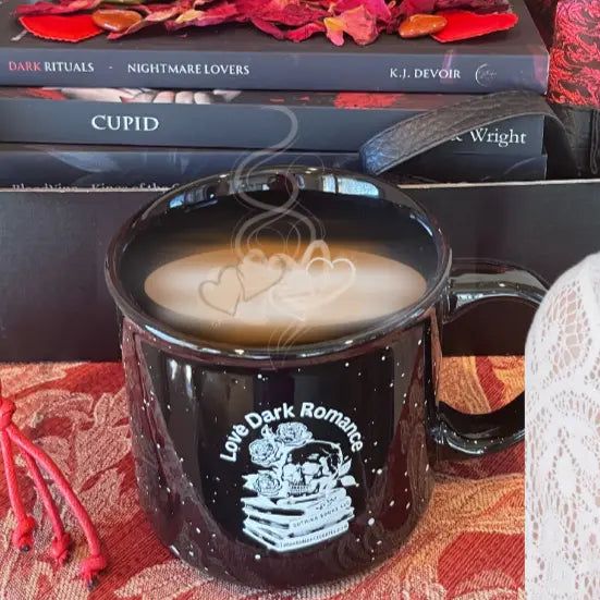 Black & Bookish Dark Romance Drink Cups