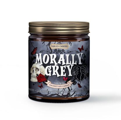 MORALLY GREY Book Lovers 9oz Candle