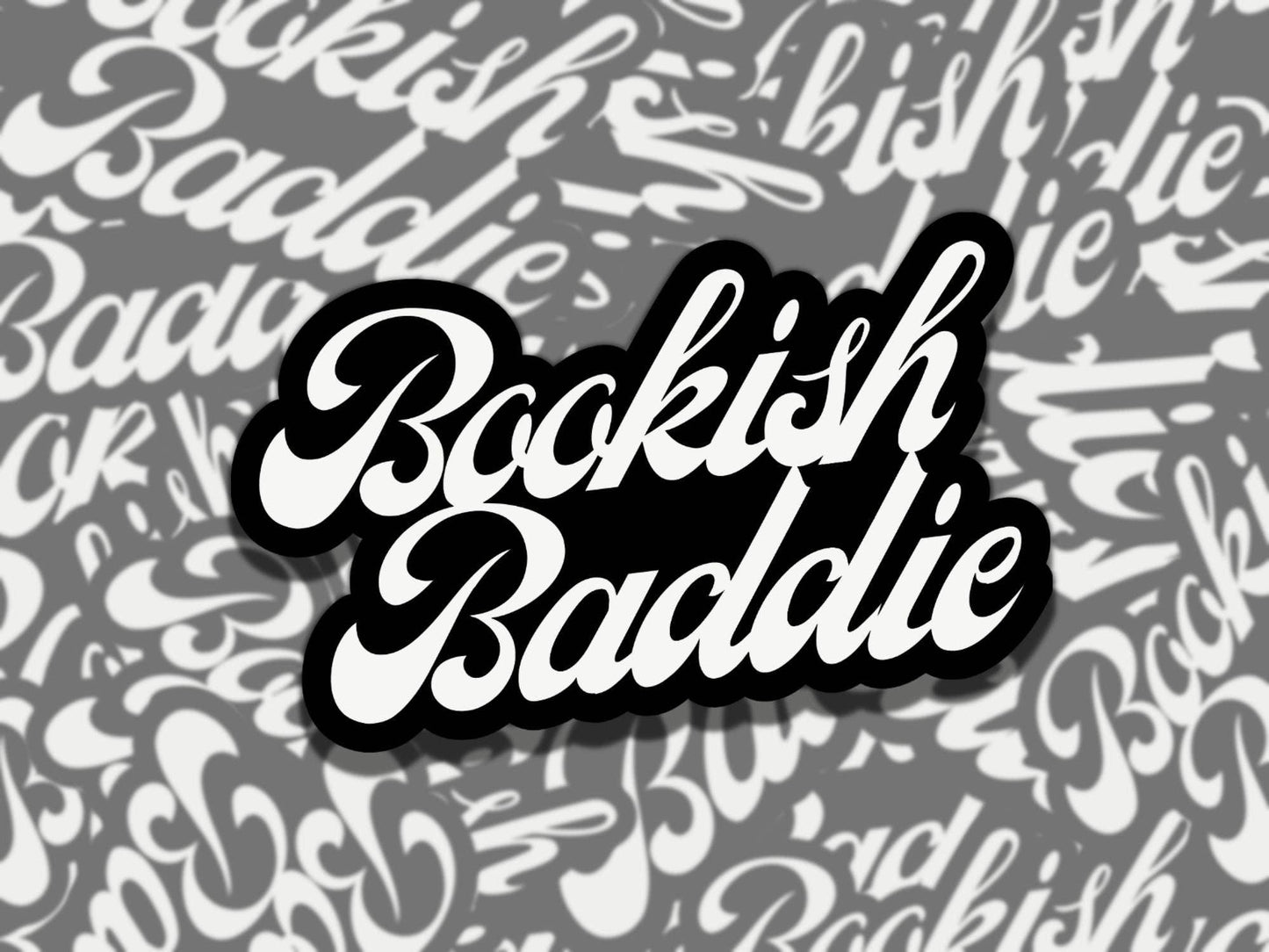 Bookish Baddie Sticker